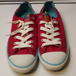 Women's Sz. 7 Converse Chuck Taylor All Star Multicolored Tongue